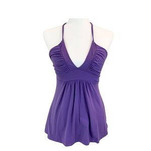 Susan Monaco Purple Halter Top